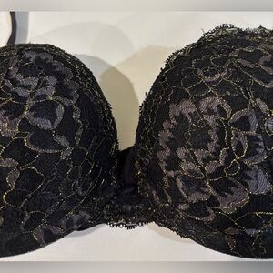 Elegant Black Lace Bra
